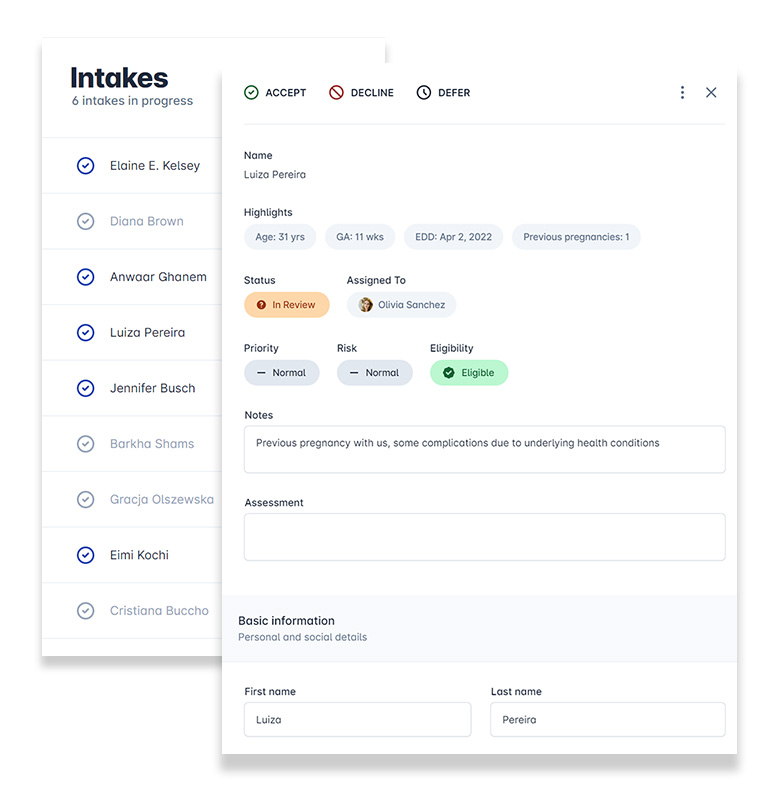 Workflow automation from intake to discharge
